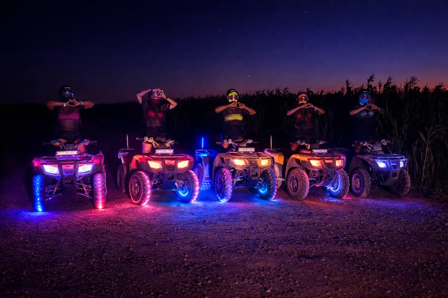 Glow in the Dark ATV Adventure — photo 1 from Miami Elite Jetski & Yacht Rentals
