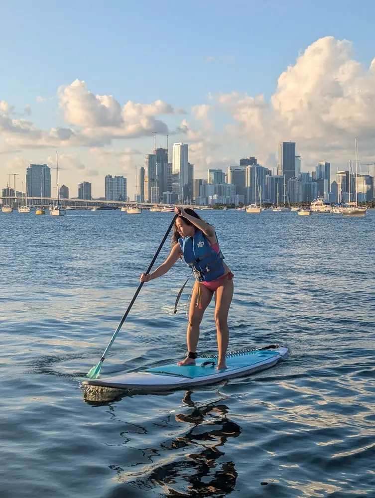 Biscayne Bay Island and Miami Skyline Sunset Paddle Tour — photo 6 from PADL - VK Beach Club