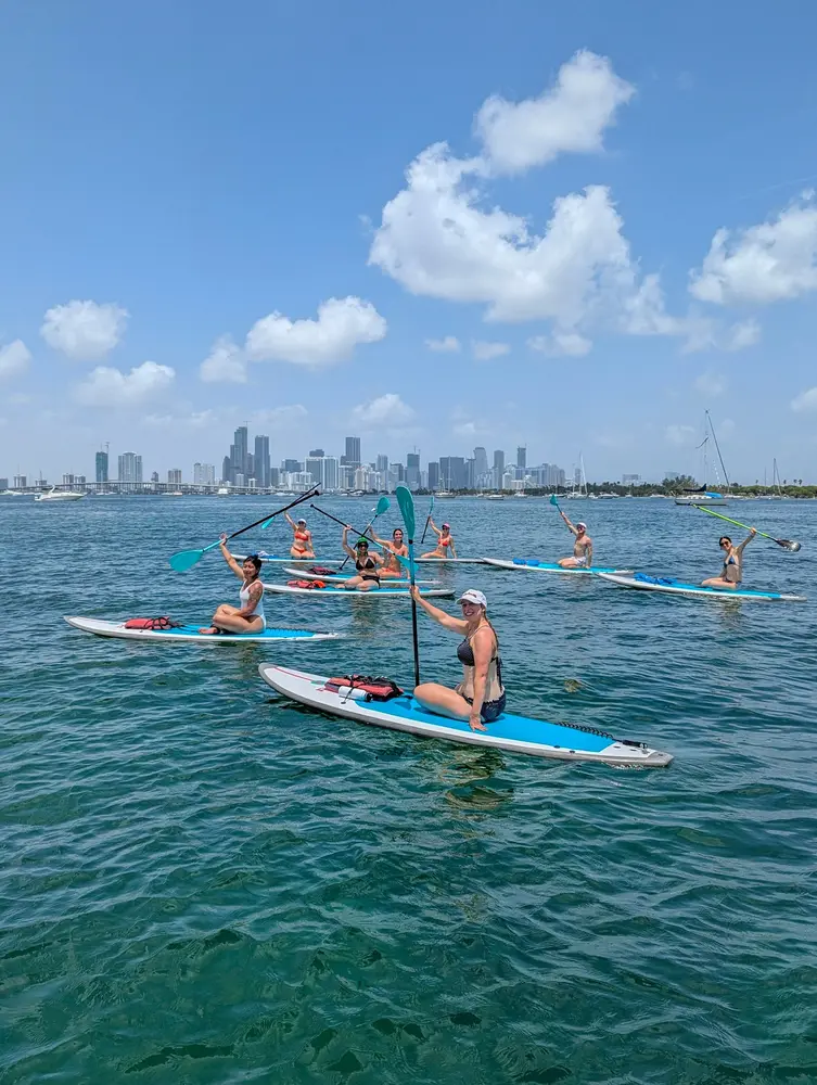 Biscayne Bay Island and Miami Skyline Sunset Paddle Tour — photo 2 from PADL - VK Beach Club