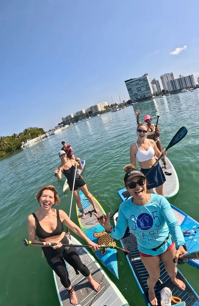 SUP Group Lesson — photo 3 from SUP - Miami Paddleboard School